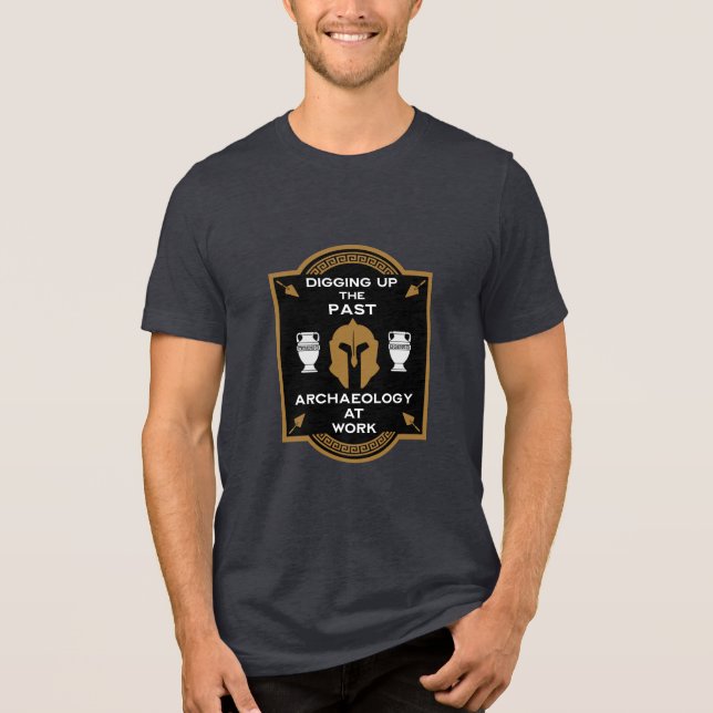 Roman Archaeologist Tri-Blend Shirt (Front)