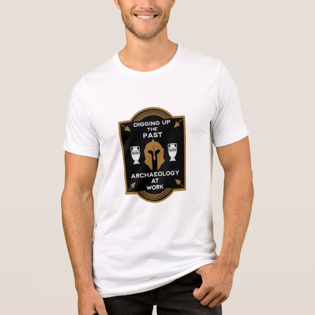 Roman Archaeologist Tri-Blend Shirt (Front)
