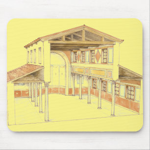 Roman basilica mouse pad