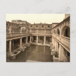 Roman Baths and Abbey II, Bath, Somerset, England Postcard