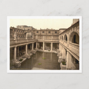 Roman Baths and Abbey II, Bath, Somerset, England Postcard