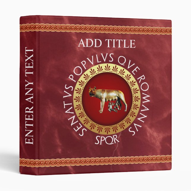 Roman Binder (Front/Spine)