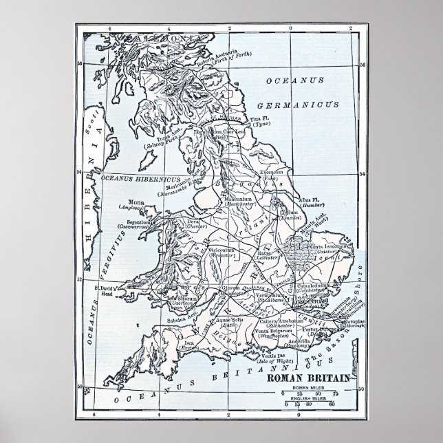 Roman Britain 43 AD Poster (Front)