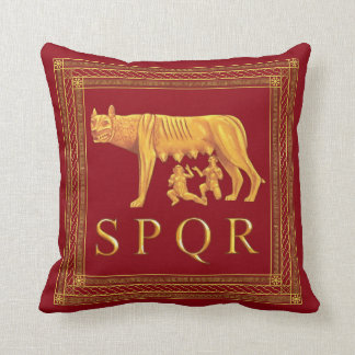 Roman Capitoline Wolf Throw Pillow