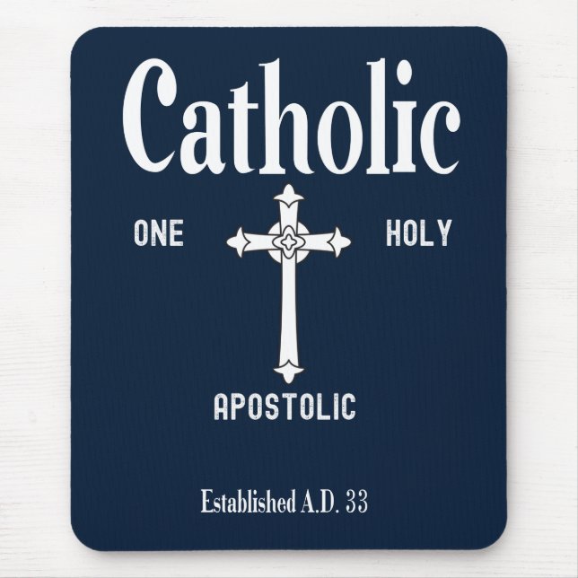 Roman Catholic Church Gift Mouse Pad (Front)