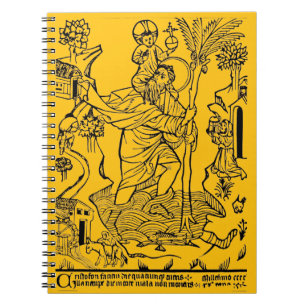 Roman Catholic Saint Christopher  Notebook