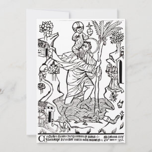 Roman Catholic Saint Christopher  Save The Date