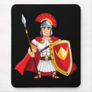 Roman centurion mouse pad