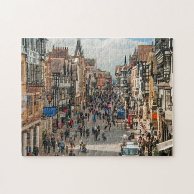 Roman City of Chester England Picture Jigsaw Puzzle (Horizontal)