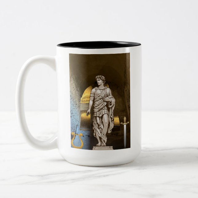 Roman classic mancave Mug personalized  (Left)