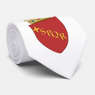 Roman Coat of Arms (SPQR) (Rome, Italy) Tie