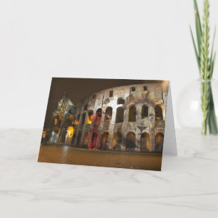 Roman Coliseum Ghosts Card