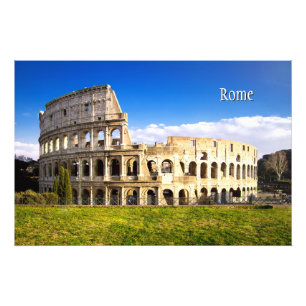 Roman Colosseum Amphitheatre Customized Photo Print