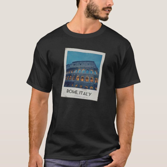 Roman Colosseum at Night T-Shirt (Front)