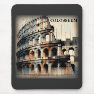 Roman Colosseum Italy Europe Mouse Pad