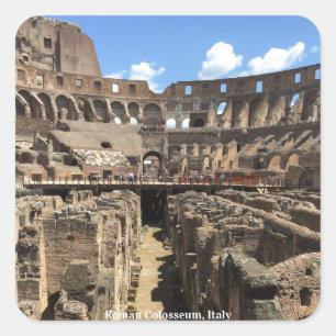 Roman Colosseum, Italy Photograph Square Sticker