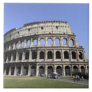 Roman Colosseum Lazio, Italy Tile