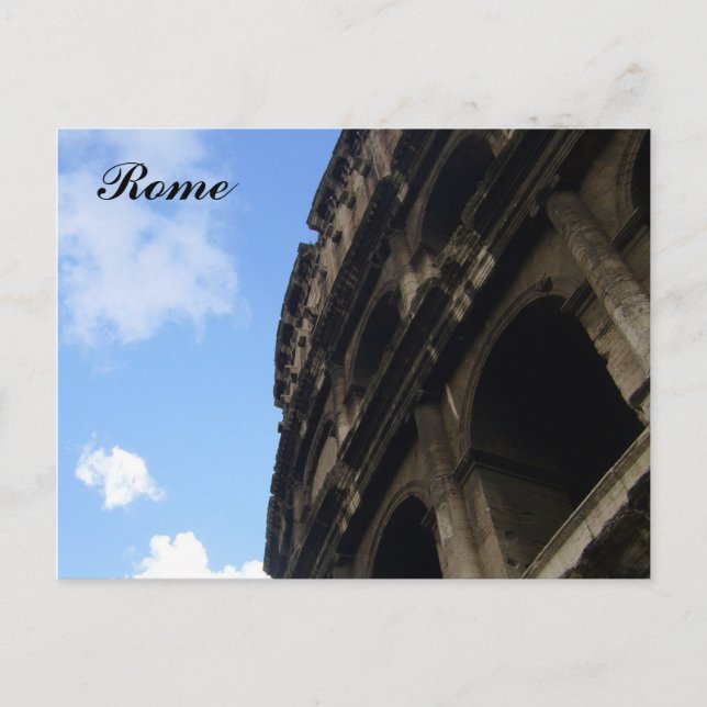 roman colosseum postcard (Front)