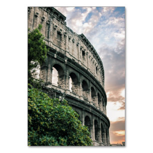 Roman Colosseum Table Number