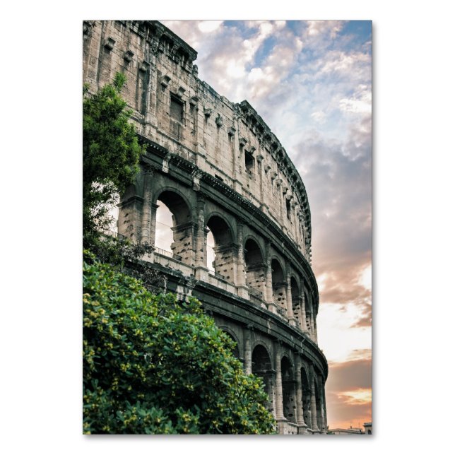 Roman Colosseum Table Number (Front)