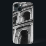 Roman Colosseum with Architectural Drawings iPhone 13 Case<br><div class="desc">A picture of the Roman Colosseum complete with architectural drawings of the archways. One of the new seven wonders of the world, the style of the building still influences modern design. A great gift for someone who loves architecture or studying ancient Rome.</div>