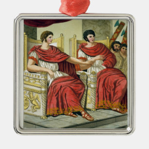 Roman Consuls, from 'L'Antica Roma', 1825 (colour Metal Ornament