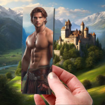 Roman de romance du héros à nu Highland