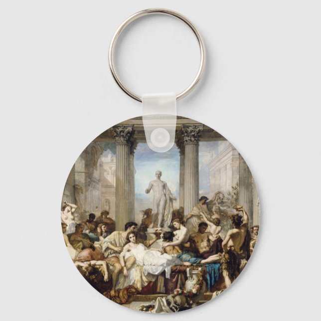 roman decadence keychain (Front)