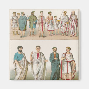 Roman Dress, from 'Trachten der Voelker', 1864 Magnet