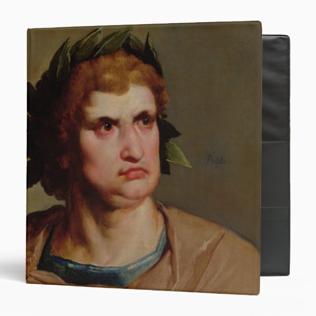 Roman Emperor, possibly Nero  c.1625-30 Binder (Front/Inside)