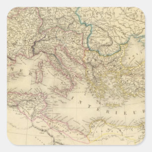 Roman Empire 4 Square Sticker