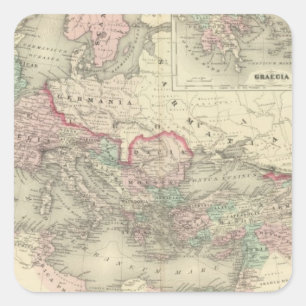 Roman Empire at the Time of Christ Square Sticker