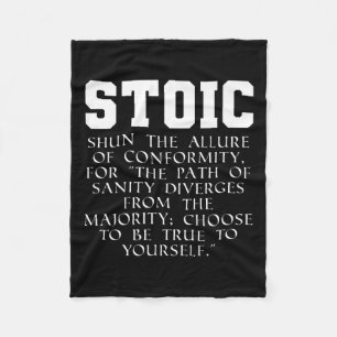 Roman Empire Book Quote Meditation Marcus Aurelius Fleece Blanket