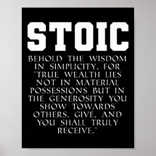 Roman Empire Book Stoic Quote Premium  Poster