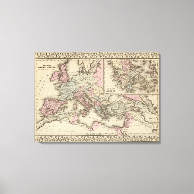 Roman Empire, Greece Canvas Print (Front)