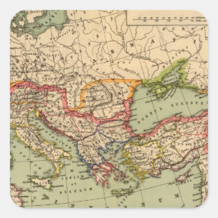 Roman Empire Square Sticker