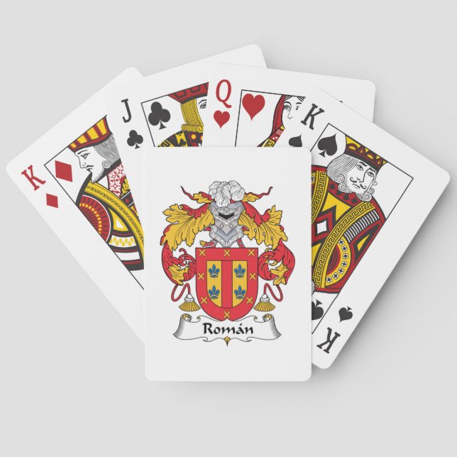 Roman Family Crest Playing Cards (Back)