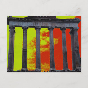 Roman Forum Art Postcard