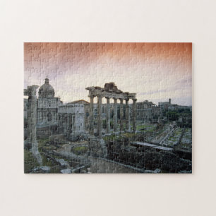 Roman Forum at dawn Jigsaw Puzzle