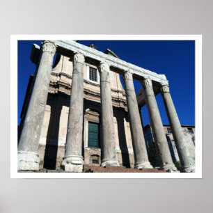 Roman Forum Church, Rome, Italy Poster