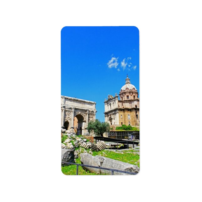 Roman forum label (Front)