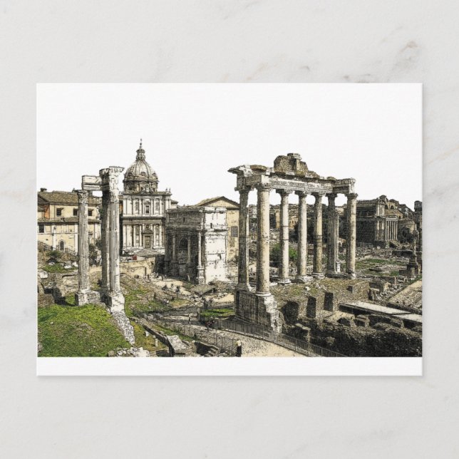 Roman Forum Postcard (Front)