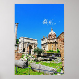 Roman forum poster