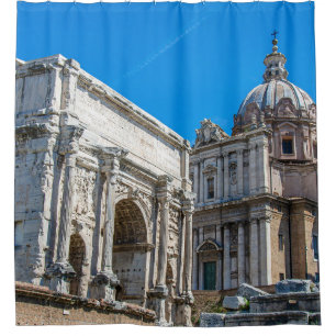 Roman Forum ruins in Rome, Italy