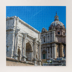 Roman Forum ruins in Rome, Italy Jigsaw Puzzle