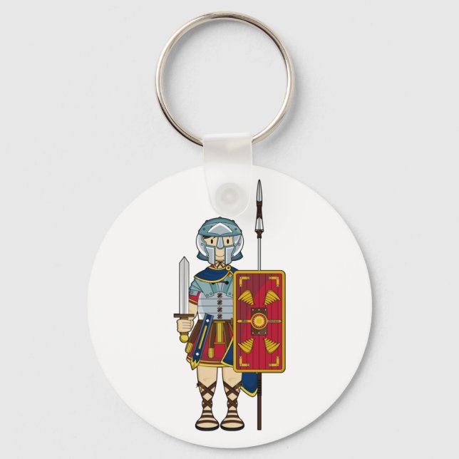 Roman Gladiator with Keychain (Front)