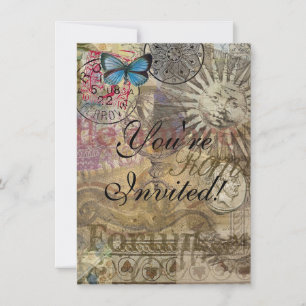 Roman History Italy Travel Vacation Holiday City Invitation