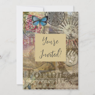 Roman History Italy Travel Vacation Holiday City Invitation