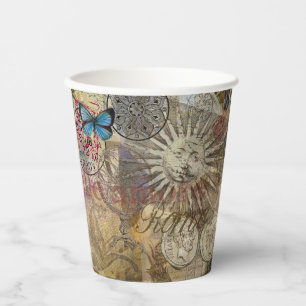Roman History Italy Travel Vacation Holiday City Paper Cups