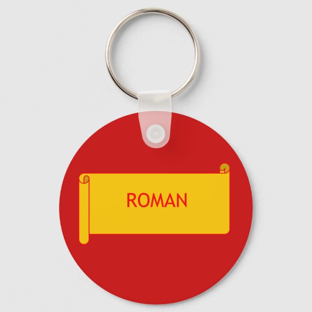 "ROMAN" Key Chain (Front)